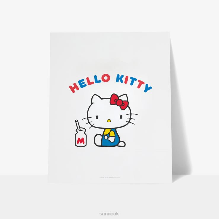 Sanrio Hello Kitty Milk Bottle Personalised Art Print TN2B56 Accessory