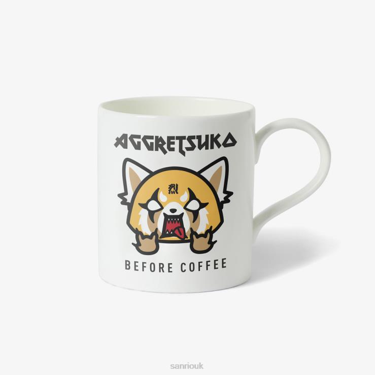 Sanrio Aggretsuko Before & After Coffee Personalised Mug TN2B68 Accessory