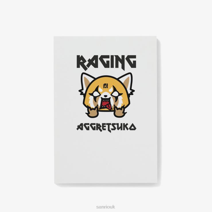 Sanrio Aggretsuko Raging Personalised Notepad TN2B45 Accessory