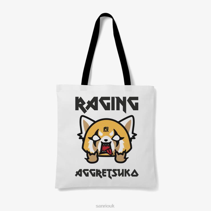 Sanrio Aggretsuko Raging Personalised Tote Bag TN2B81 Accessory