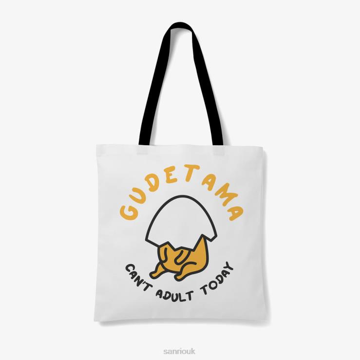 Sanrio Gudetama Can't Adult Today Personalised Tote Bag TN2B79 Accessory