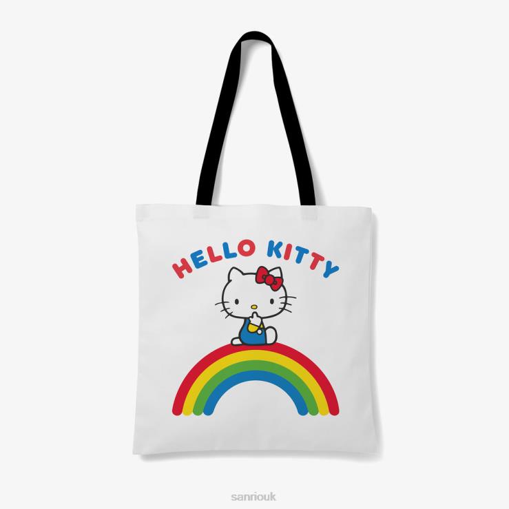 Sanrio Hello Kitty Rainbow Personalised Tote Bag TN2B74 Accessory Sanrio Hello Kitty Rainbow Personalised Tote Bag TN2B74 Accessory
