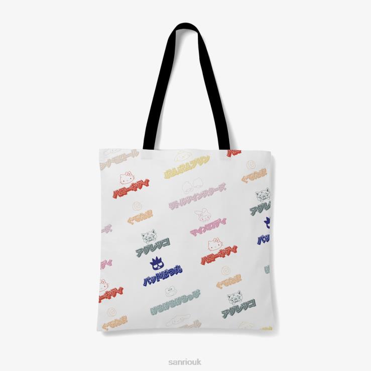 Sanrio Japanese Logos Tote Bag TN2B32 Accessory