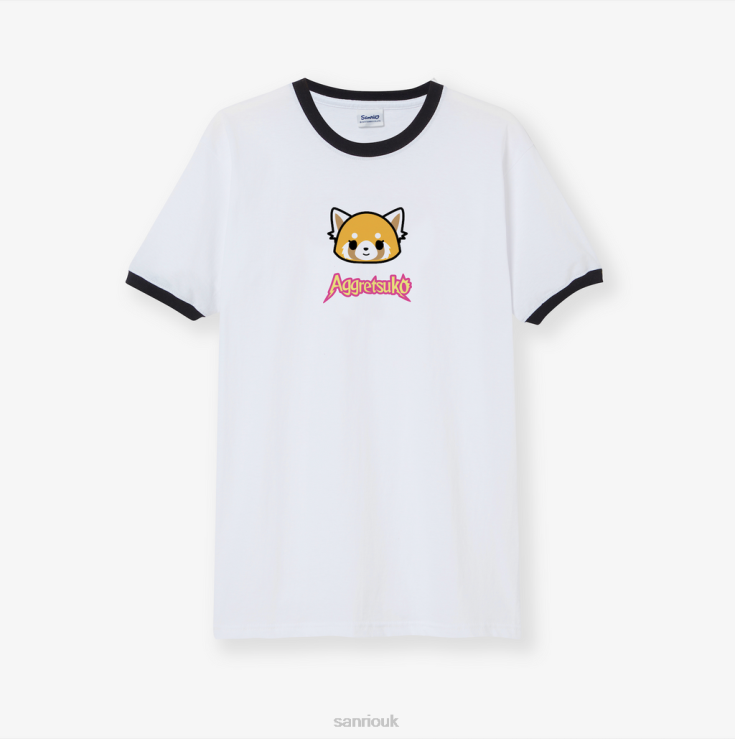 Sanrio Aggretsuko Ringer T-Shirt TN2B25 Clothing