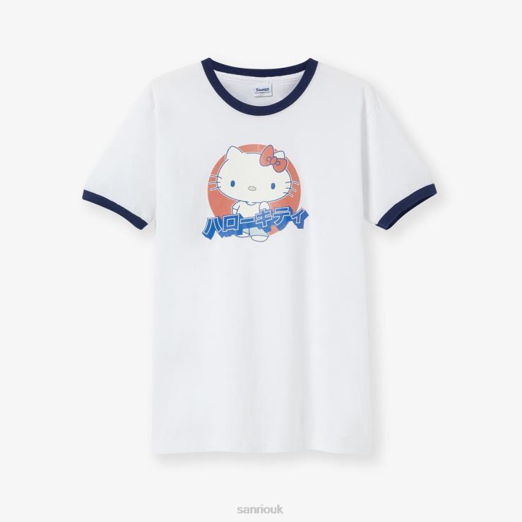 Sanrio Hello Kitty Japanese Graphic Ringer T-Shirt TN2B14 Clothing