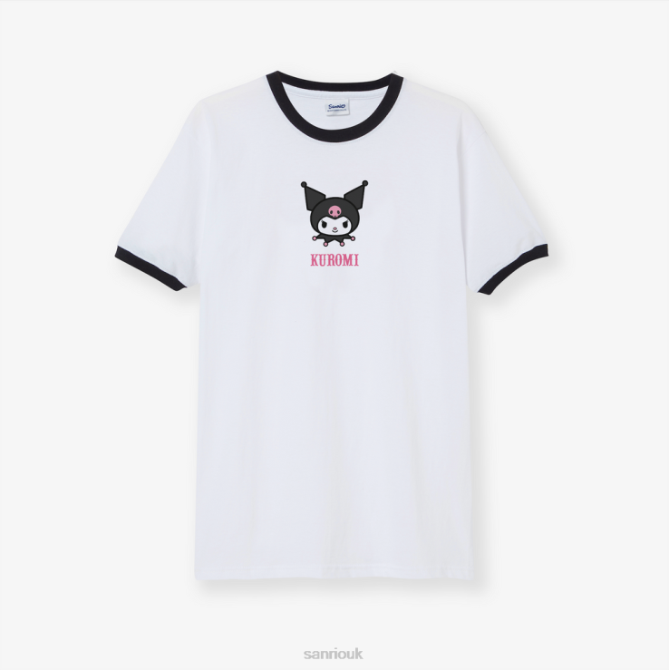 Sanrio Kuromi Ringer T-Shirt TN2B16 Clothing